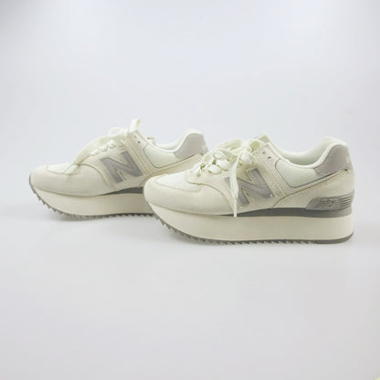 【中古】NEW BALANCE | ニューバランス スニーカー WL574ZJP ホワイト 24cm
