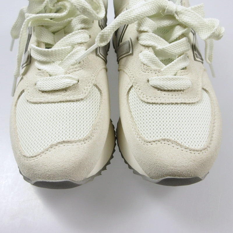 【中古】NEW BALANCE | ニューバランス スニーカー WL574ZJP ホワイト 24cm