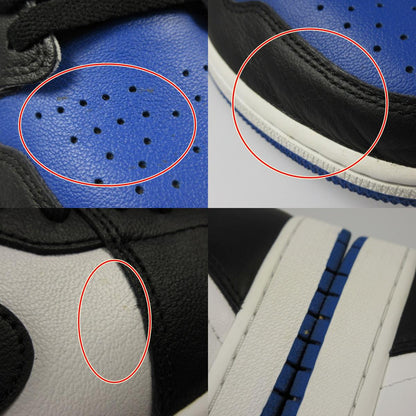 【中古】NIKE | ナイキ AIR JORDAN 1 RETRO HIGH OG ROYAL TOE スニーカー 555088-041 ブルー 27.5cm