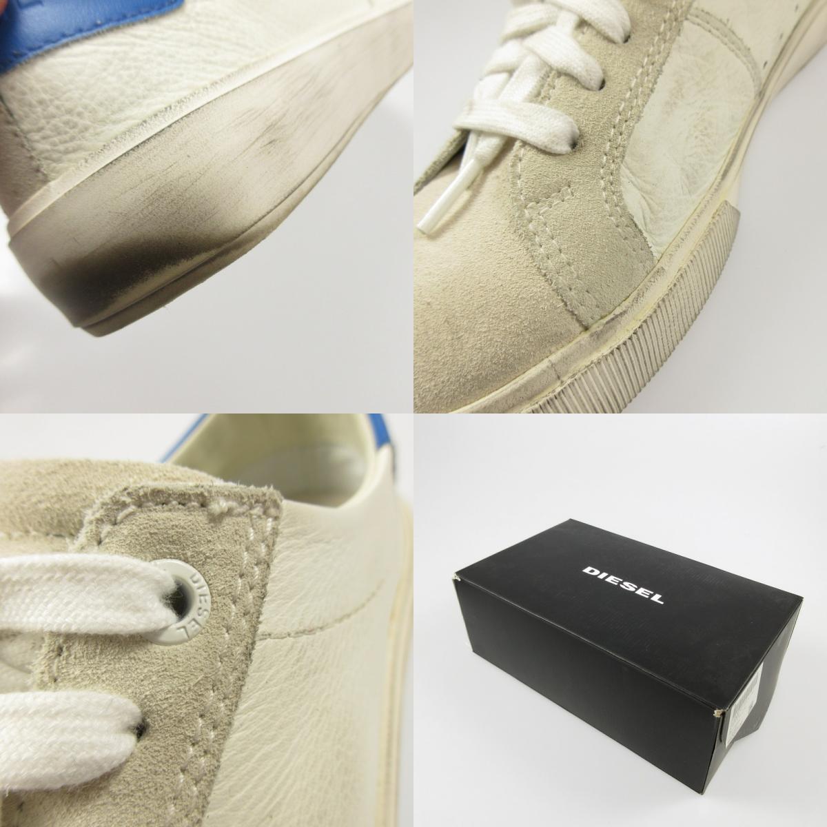 【中古】DIESEL | ディーゼル S-MYDORI LC スニーカー Y02593 ホワイト 25.5cm