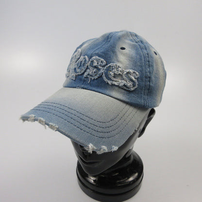 【中古】 Rose Denim Ballcap キャップ ライトブルー