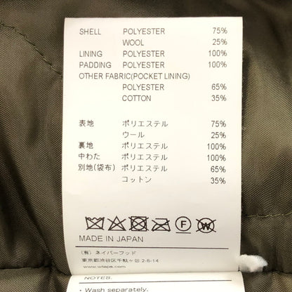 【中古】W)TAPS | ダブルタップス WCPO 01 JACKET/WOPO. SHGY その他アウター 222WVDT-JKM03 2022A/W カーキ サイズ：1