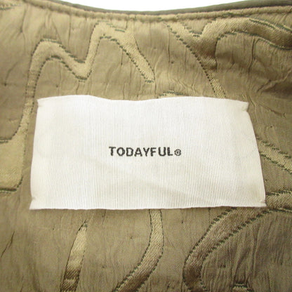 【中古】TODAYFUL | トゥデイフル JACQUARD PIPING BLOUSON その他アウター 12510204 カーキ サイズ：36