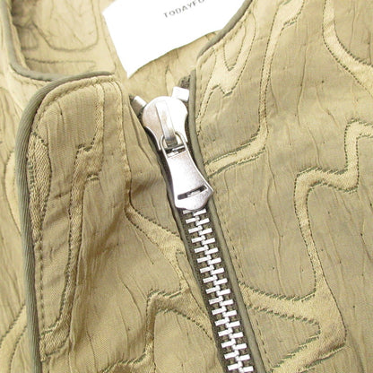 【中古】TODAYFUL | トゥデイフル JACQUARD PIPING BLOUSON その他アウター 12510204 カーキ サイズ：36