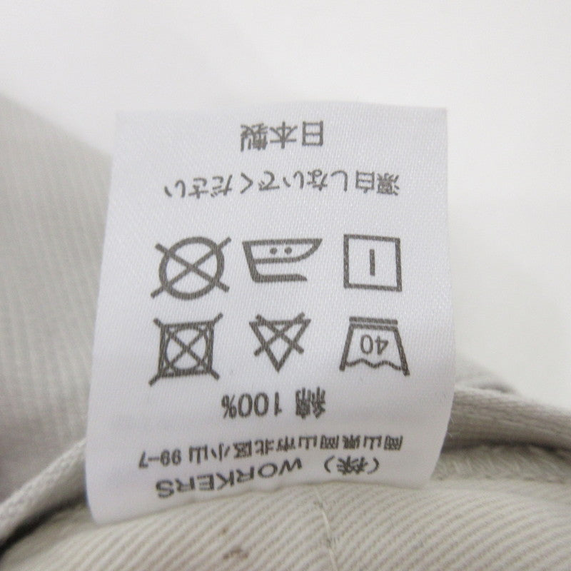 【中古】WORKERS | ワーカーズ Pique Pants パンツ LOT819 アイボリー