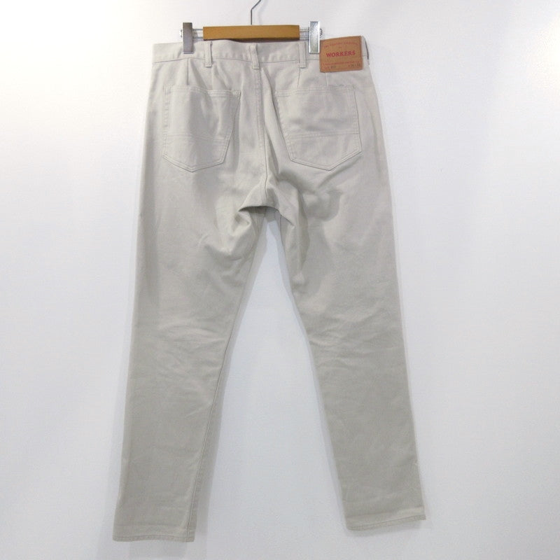 【中古】WORKERS | ワーカーズ Pique Pants パンツ LOT819 アイボリー