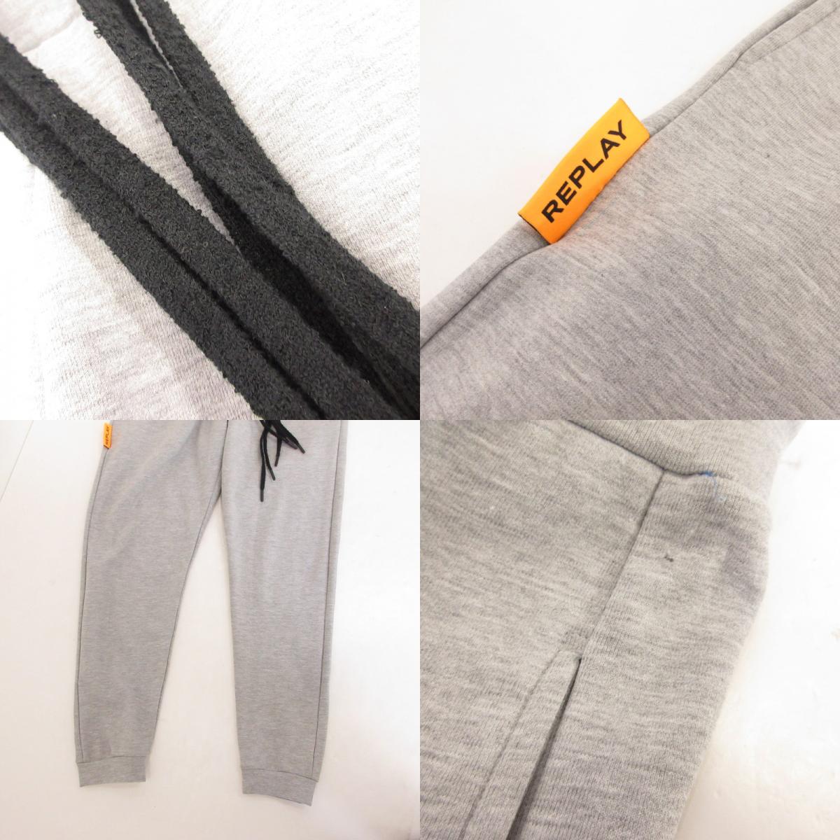 【中古】REPLAY | リプレイ テクニカルフリースジョガーパンツ パンツ M9975.000.23591 グレー サイズ：L