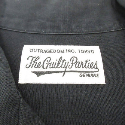 【中古】WACKOMARIA | ワコマリア 50'S SHIRT(TYPE-3) 半袖シャツ 18FW-WMS-OC06 ブラック サイズ：L