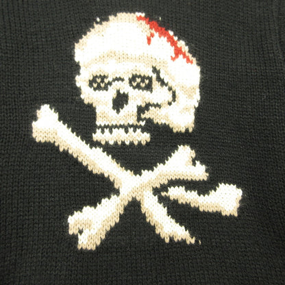 【中古】schott | ショット Skull ZIP BOA SWEATER ブルゾン 3124034 ブラック