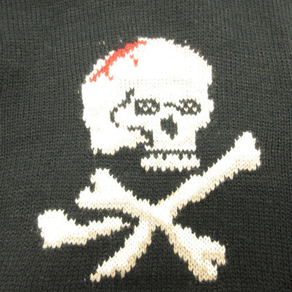 【中古】schott | ショット Skull ZIP BOA SWEATER ブルゾン 3124034 ブラック