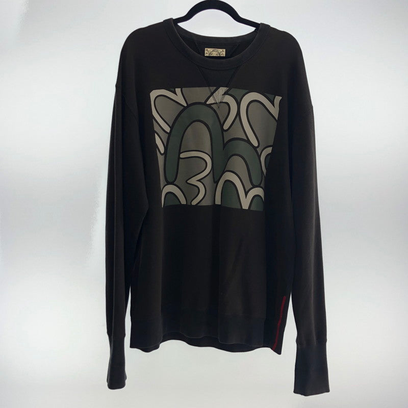 【中古】EVISU | エヴィス スウェット ブラック サイズ：48