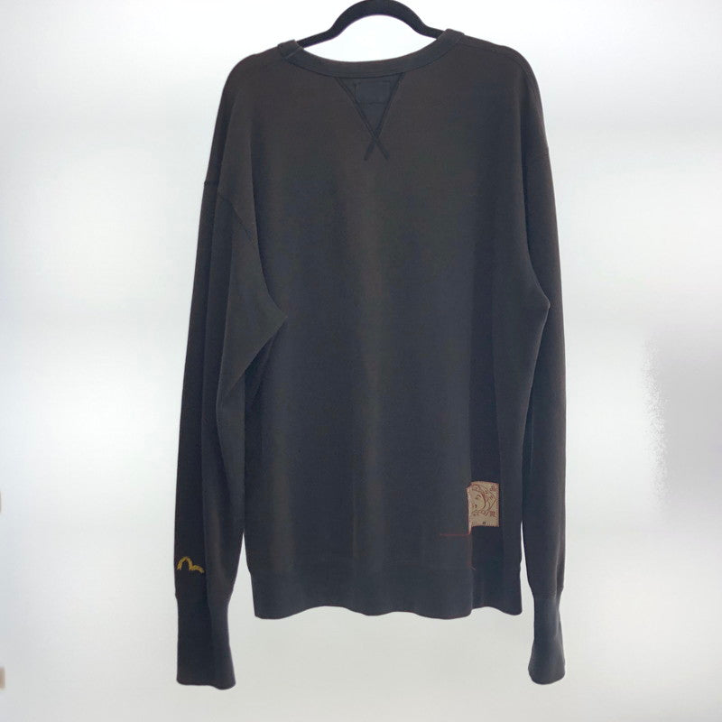【中古】EVISU | エヴィス スウェット ブラック サイズ：48