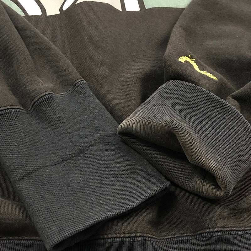 【中古】EVISU | エヴィス スウェット ブラック サイズ：48