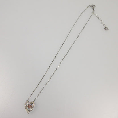 【中古】SWAROVSKI | スワロフスキー Sparkling Dance Heart ネックレス 5465284 シルバー