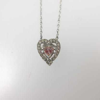 【中古】SWAROVSKI | スワロフスキー Sparkling Dance Heart ネックレス 5465284 シルバー