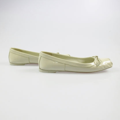 【中古】Christian Louboutin | クリスチャンルブタン ROSELLA FLAT バレエシューズ ホワイト