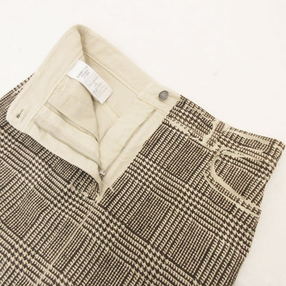 【中古】MAX MARA | マックスマーラ 転写チェックプリント ミニスカート 710101276 サイズ：40