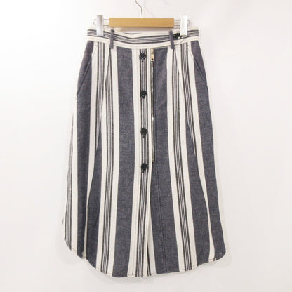 【中古】MAX MARA | マックスマーラ フロントボタンストライプ スカート 21010377 SPORTMAX サイズ：38