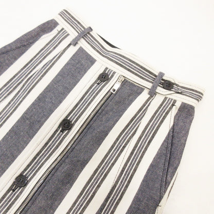 【中古】MAX MARA | マックスマーラ フロントボタンストライプ スカート 21010377 SPORTMAX サイズ：38