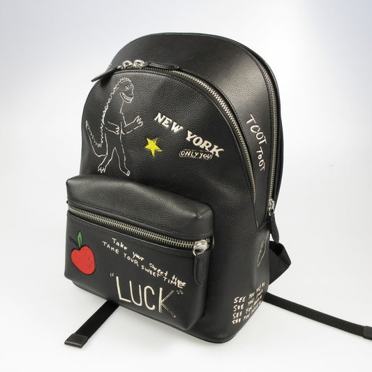 【中古】COACH | コーチ チャーターバックパックスケッチプリント リュック・デイパック CAJ84
