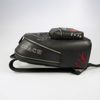 【中古】COACH | コーチ チャーターバックパックスケッチプリント リュック・デイパック CAJ84