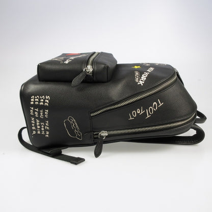 【中古】COACH | コーチ チャーターバックパックスケッチプリント リュック・デイパック CAJ84