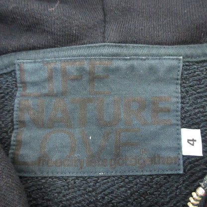 【中古】FREE CITY(聖林公司) | フリーシティ SUPERFLUFF LUX ZIP HOODIE パーカー ネイビー サイズ：4
