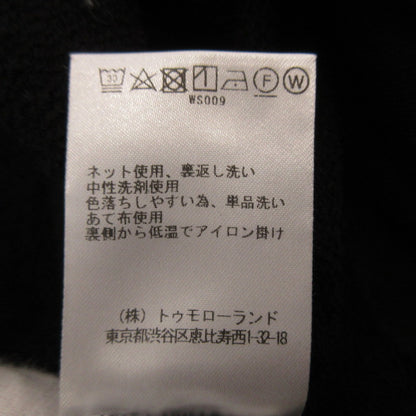 【中古】JAMES PERSE | ジェームスパース バックパイルスウェットプルオーバーTシャツ 長袖Ｔシャツ 18033003609 ブラック サイズ：1