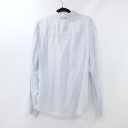 【中古】JAMES PERSE | ジェームスパース リネンスタンダードシャツ 長袖シャツ 18013201301 ライトブルー サイズ：2