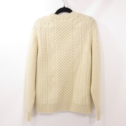 【中古】TOMORROWLAND | トゥモローランド ウールケーブルニット セーター 63-02-45-02026 tricot/フィッシャーマン アイボリー サイズ：M