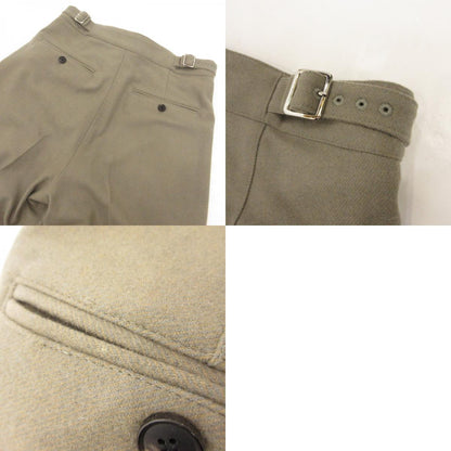 【中古】 BACK BELT TROUSER (WOOL) パンツ CKTR-029 カーキ サイズ：46