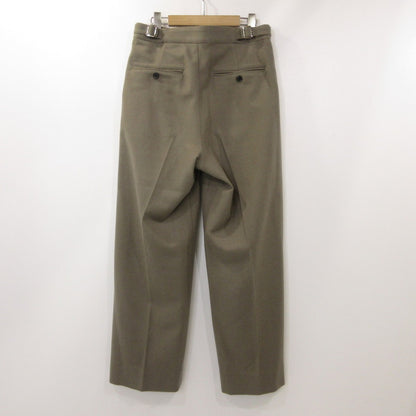 【中古】 BACK BELT TROUSER (WOOL) パンツ CKTR-029 カーキ サイズ：46