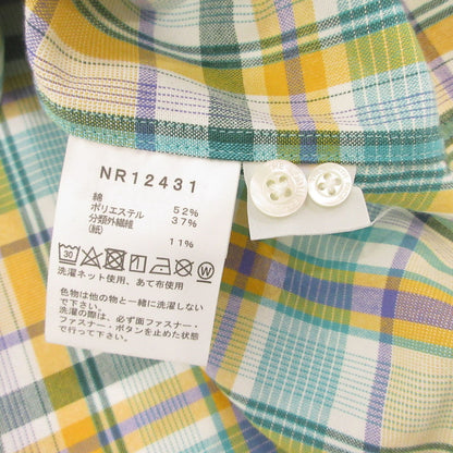 【中古】THE NORTH FACE | ザ・ノースフェイス L/S MADRAS SHIRT 長袖シャツ NR12431 サイズ：M
