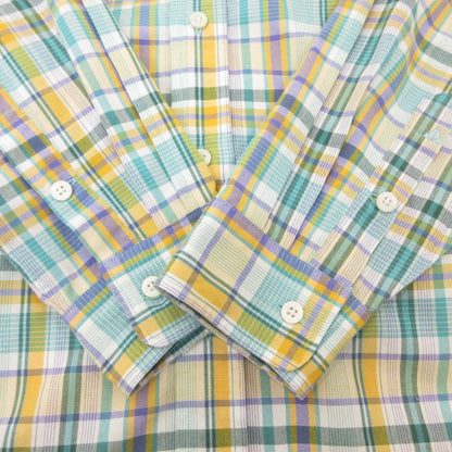 【中古】THE NORTH FACE | ザ・ノースフェイス L/S MADRAS SHIRT 長袖シャツ NR12431 サイズ：M