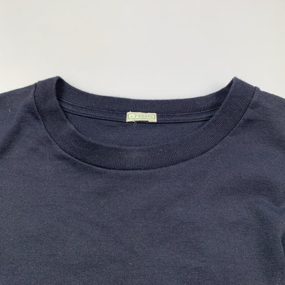 【中古】A.PRESSE | アプレッセ Light Weight T-shirt 半袖Ｔシャツ AP-5001 ネイビー サイズ：2