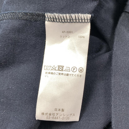 【中古】A.PRESSE | アプレッセ Light Weight T-shirt 半袖Ｔシャツ AP-5001 ネイビー サイズ：2