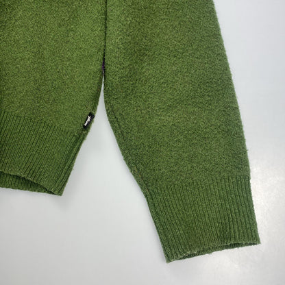 【中古】STUSSY | ステューシー PAISLEY SWEATER セーター 117118 年式:2022S/S グリーン サイズ：M