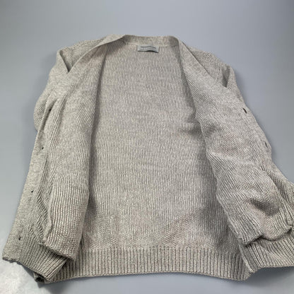 【中古】TOMORROWLAND | トゥモローランド ギマコットンリネンVネックカーディガン カーディガン 63-02-41-02001 2024S/S グレー サイズ：M