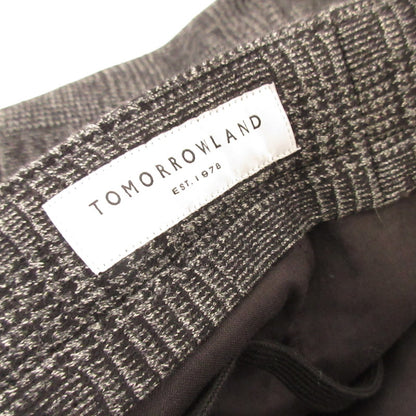 【中古】TOMORROWLAND | トゥモローランド ウールコットンダブルジャガードイージースラックス パンツ 63-04-35-04353 グレー サイズ：S