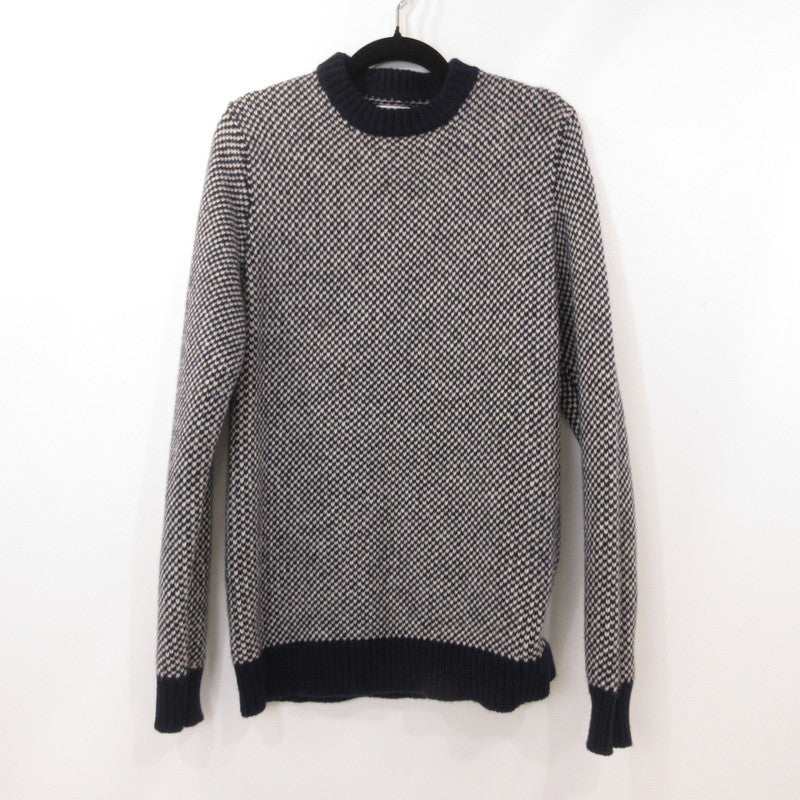 【中古】TOMORROWLAND | トゥモローランド Birdseye Knit セーター 55-02-35-02401 ネイビー サイズ：M