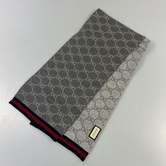 【中古】GUCCI | グッチ GG柄 マフラー 325806 3G206 国内正規品