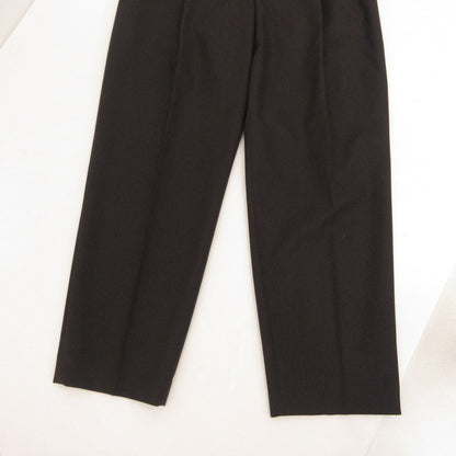 【中古】DRIES VAN NOTEN | ドリスヴァンノッテン ウール2タックスラックス その他ボトムス TOMORROWLAND正規 ブラウン サイズ：46