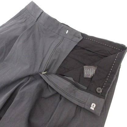 【中古】DRIES VAN NOTEN | ドリスヴァンノッテン コットン2タックスラックス その他ボトムス グレー サイズ：46