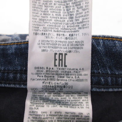 【中古】DIESEL | ディーゼル THOMMER デニムパンツ 069DZ ダメージ加工 ブルー