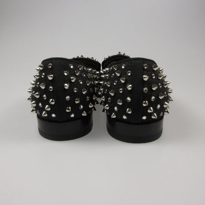 【中古】Christian Louboutin | クリスチャンルブタン DANDELION 1C1S FLAT CANVAS LUREX/GG ローファー 1200984 ブラック