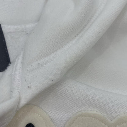 【中古】ACANTHUS | アカンサス Script Logo Hooded Sweatshirts パーカー MA2432 ホワイト サイズ：XL