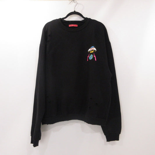 【中古】 LOGO CREWNECK スウェット MTFW23SW02360372 ブラック サイズ：M