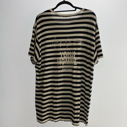 【中古】Yohji Yamamoto POUR HOMME | ヨウジヤマモトプールオム BORDER STAFF TEE カットソー HW-T14-270 サイズ：3
