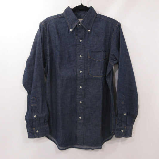【中古】orSlow | オアスロウ BUTTON DOWN SHIRT その他トップス ネイビー サイズ：2