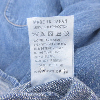 【中古】orSlow | オアスロウ BUTTON DOWN SHIRT その他トップス ブルー サイズ：2